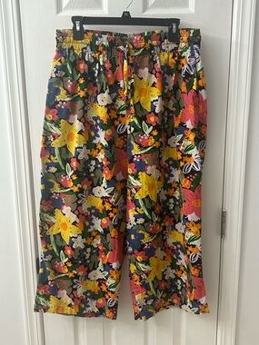 Lucy & Yak Floral Chuck Trousers